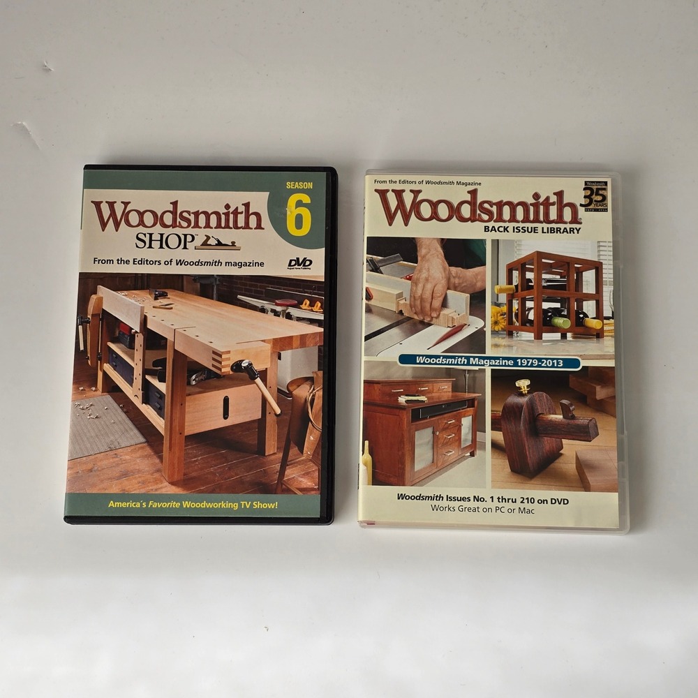 Woodsmith‎ Shop Season 6 & Back Issue Library 1-210 DVD Set Woodworking Tutorial